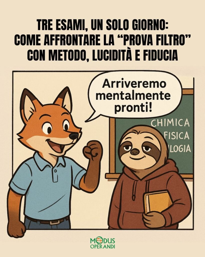 Tre esami, un solo giorno: come affrontare la “prova filtro” con metodo, lucidità e fiducia